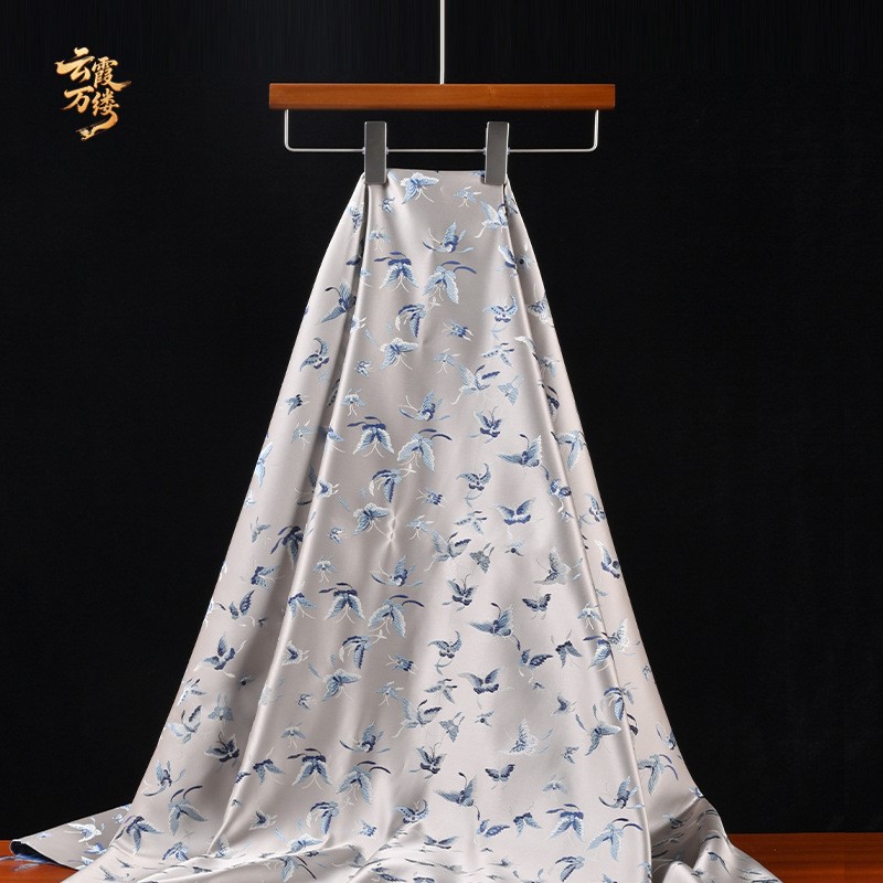 Home Textiles Design - Relief-Stickerei-Stoff, weiche Hanfu-Cheongsam-Kleidung, Designer-Heimtextilien