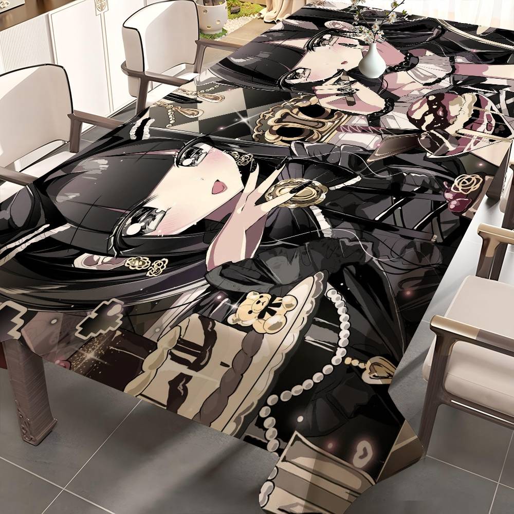 Home Textiles Today News - Jirai Kei Fashion Schöne Mädchen Tischdecke