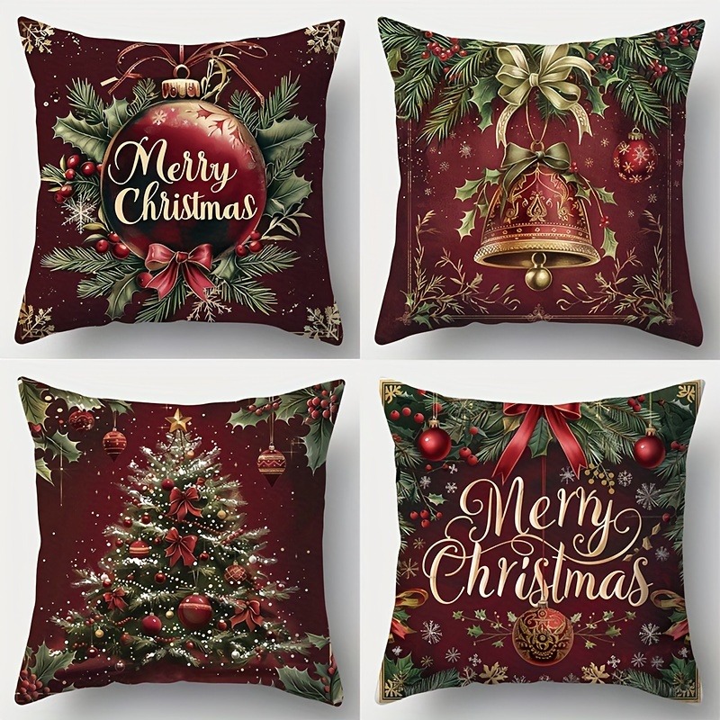 Your Home Textiles - Festliche Weihnachtskissenbezüge: Dekorieren Sie Ihr Zuhause