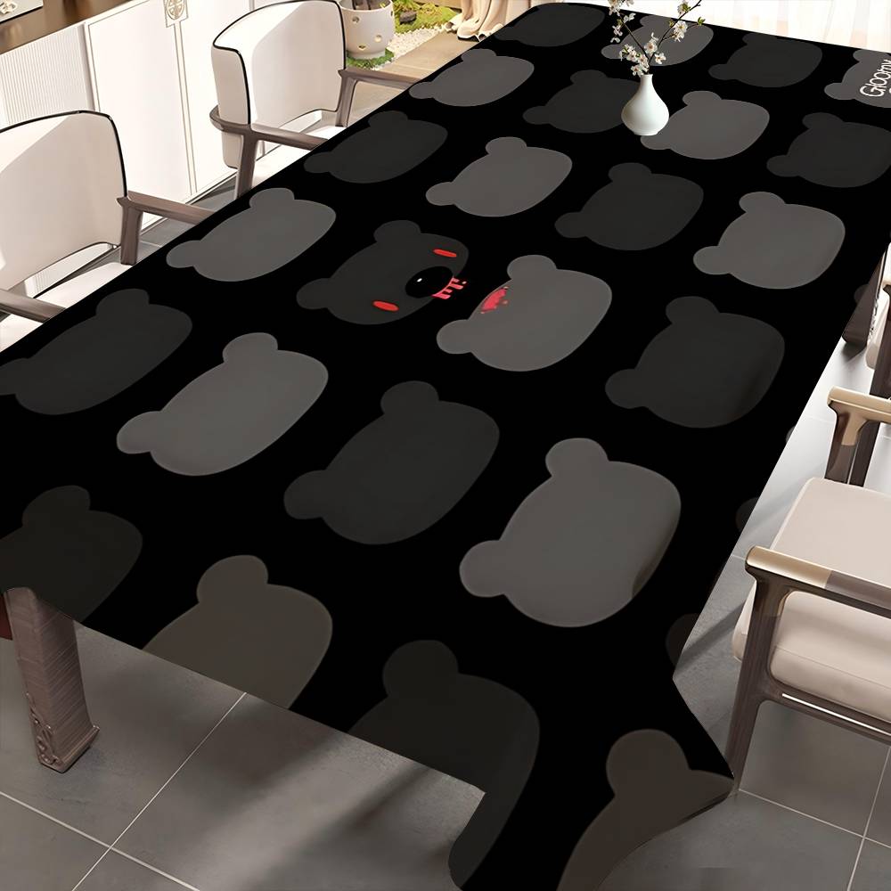 Home Textiles Today News - Cartoon G-gloomy Bear Tischdecke für Zuhause,