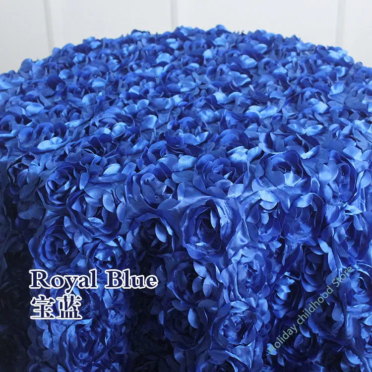 Home Textiles Today News - 3D Rosenblüten-Tischdecke Teppich für Hochzeit Party
