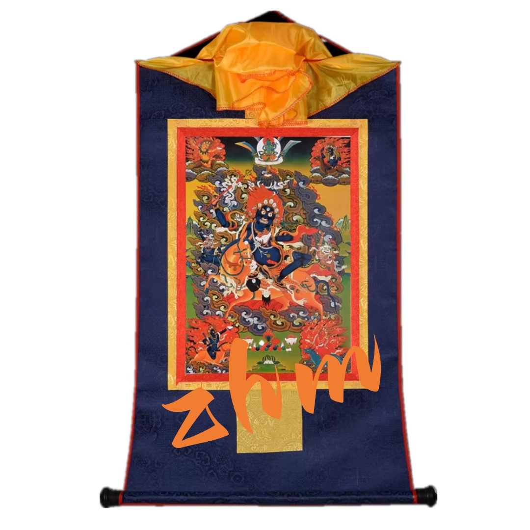 Home Textiles Fabric - Tibetische vergoldete buddhistische Buddha-Statue der seligen