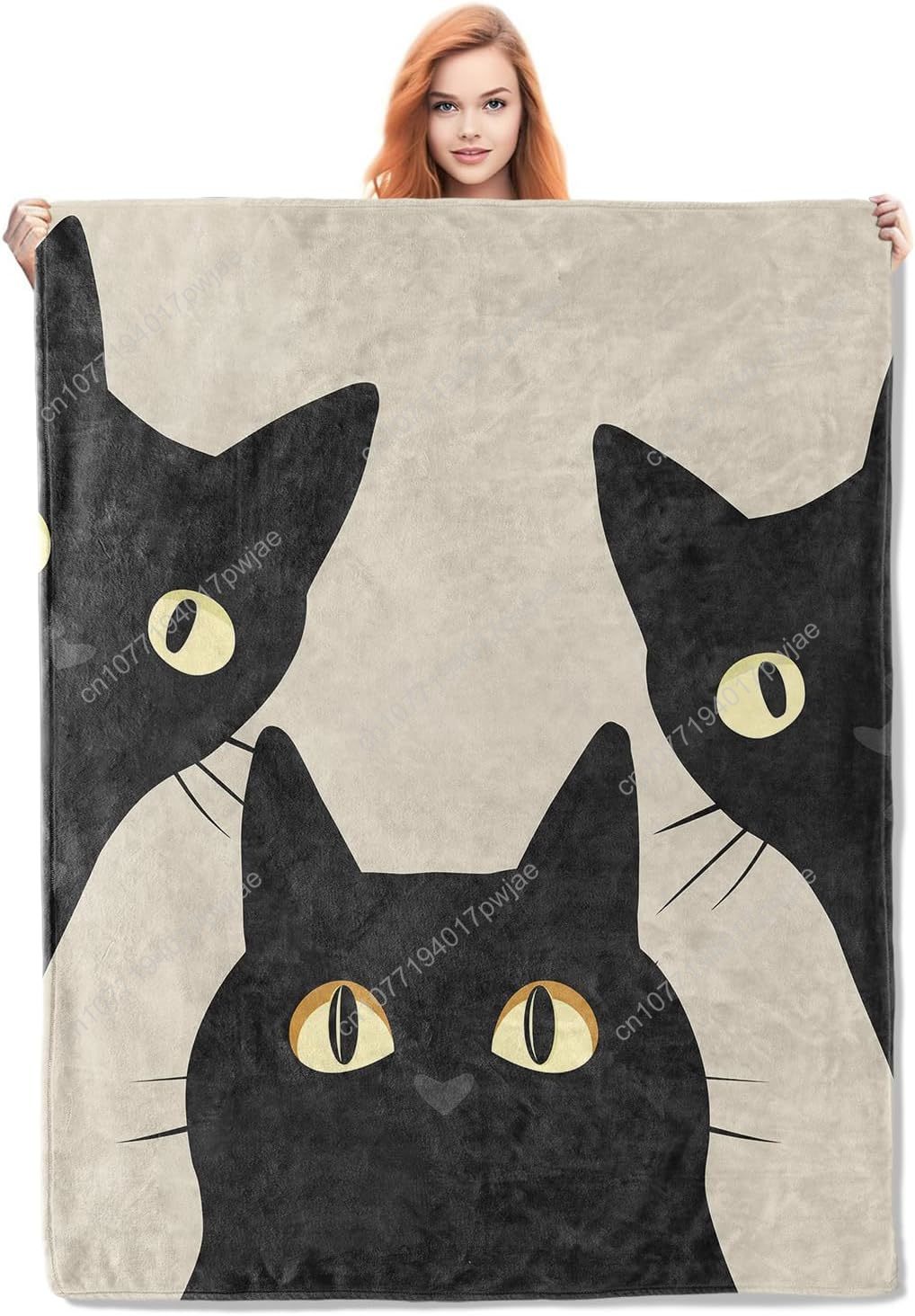 Quality Home Textiles - Lustige Katzendecke, Geschenke für Frauen und