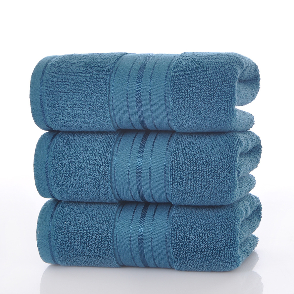 Home Textiles Face Towel - Blaues Baumwoll-Badehandtuch-Set - 1/2/3 Stück 50x100cm