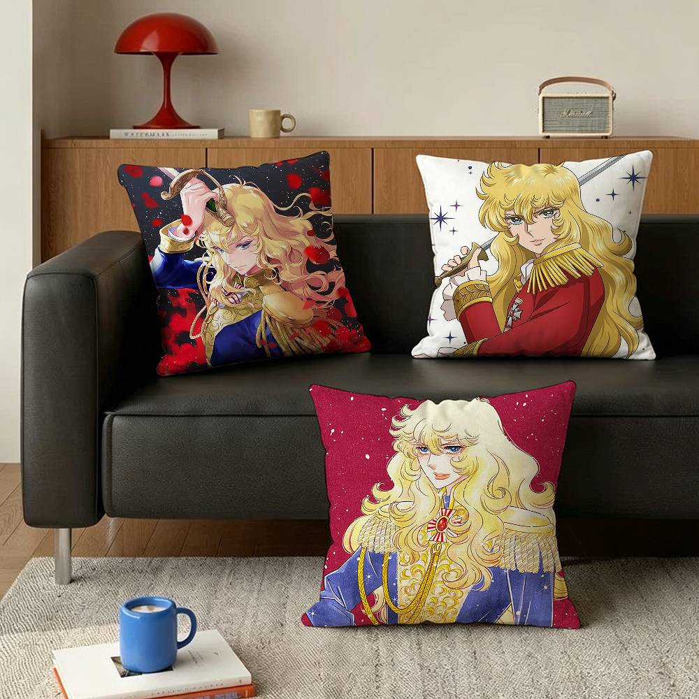 Versailles Home Textiles - Lady Oscar Rose of Versailles, quadratischer