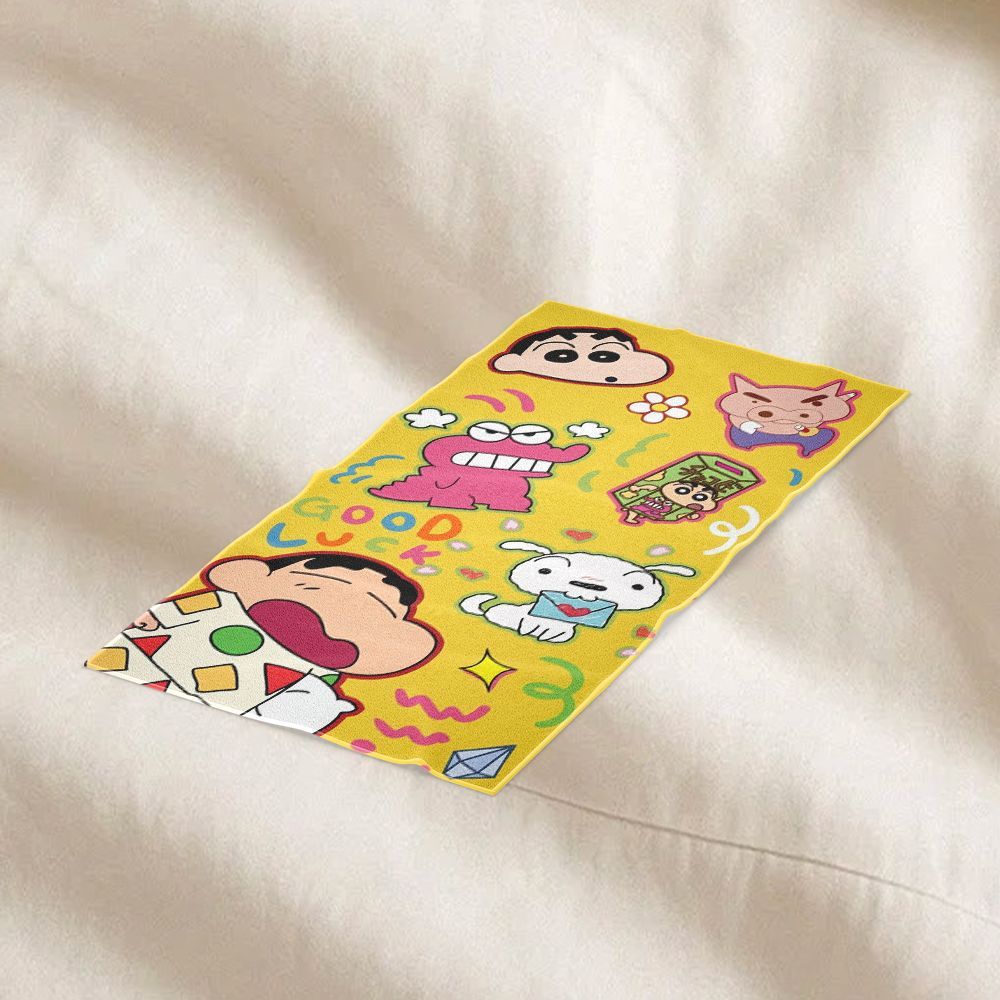 Niedliches Cartoon-Crayon-Shin – Home Textiles Face Towel Bewertung und Preis