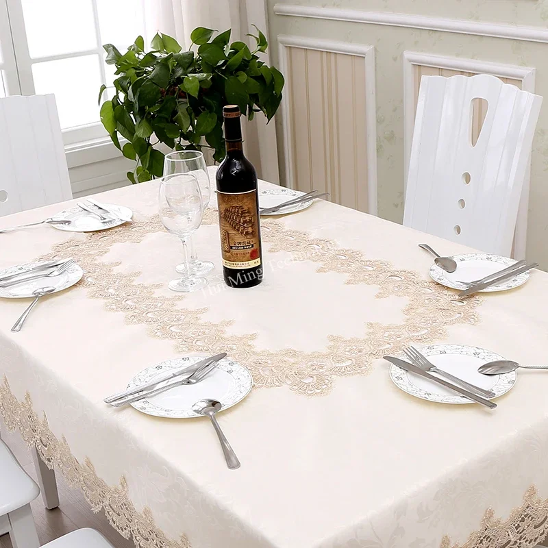 Tischdecke, runder Tisch, crem – Home Textiles List Bewertung und Preis