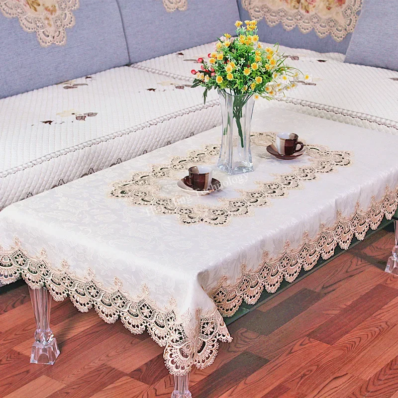 Tischdecke, runder Tisch, crem – Home Textiles List Bewertung und Preis