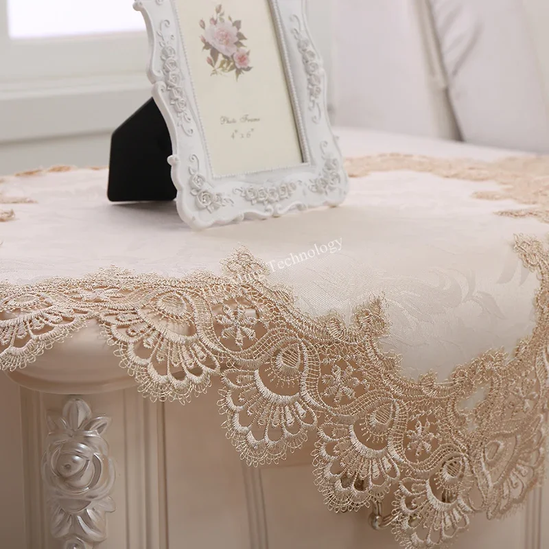 Tischdecke, runder Tisch, crem – Home Textiles List Bewertung und Preis