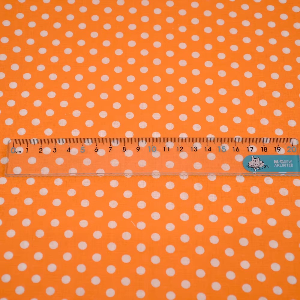 50X150CM Weiß Orange Polka Dot – Home Textiles Fabric Bewertung und Preis