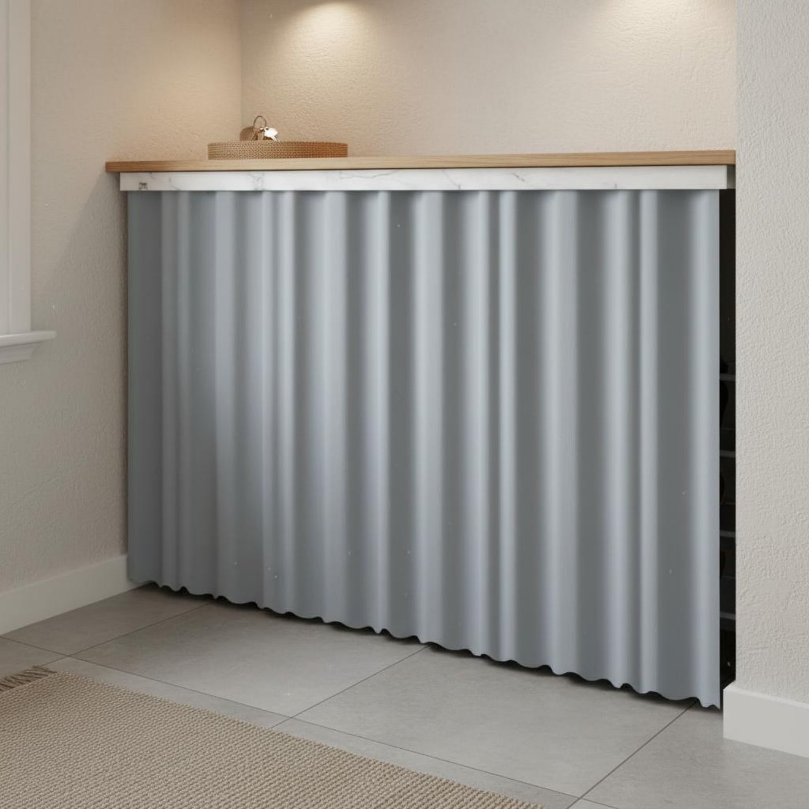 Klettverschluss-Schrankvorhang – Home Textiles Design Bewertung und Preis