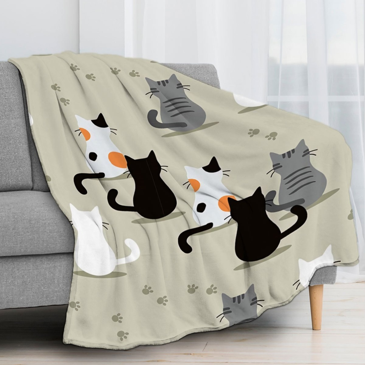 Decke mit Katzenmuster, perfek – Your Home Textiles Bewertung und Preis