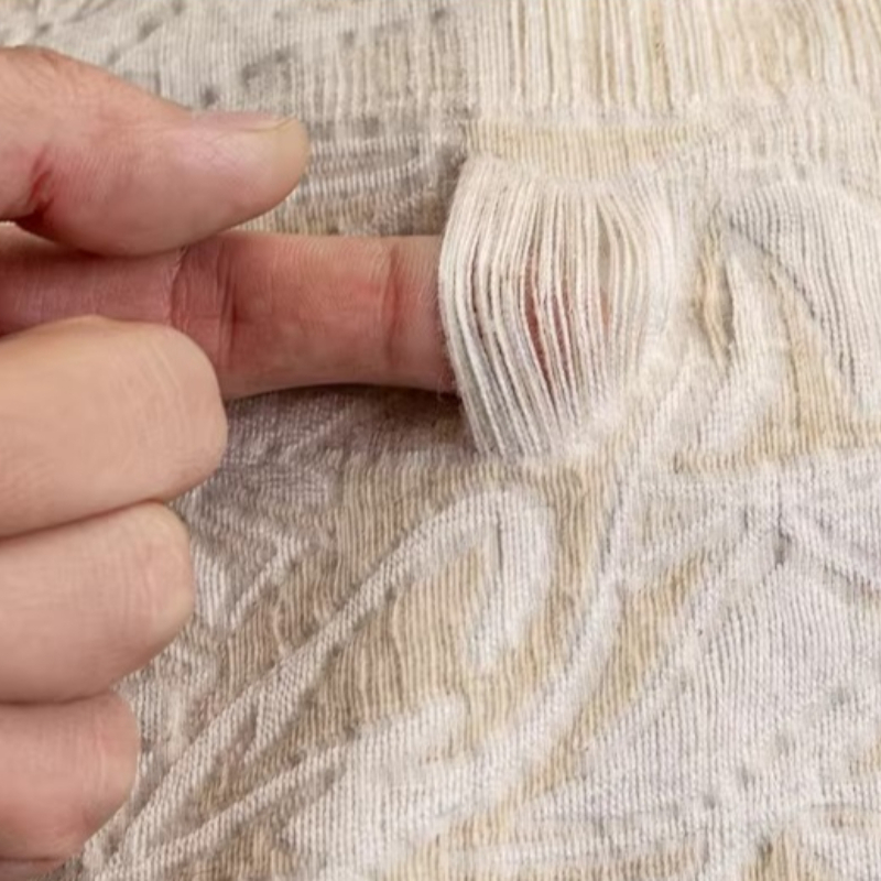 Beiger Leinen-Jacquard-Stoff m – Home Textiles Design Bewertung und Preis