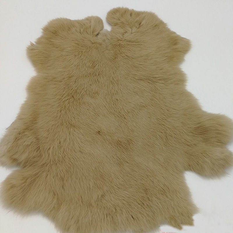 Mehrfarbiges echtes Kaninchenf – Home Textiles Sale Bewertung und Preis
