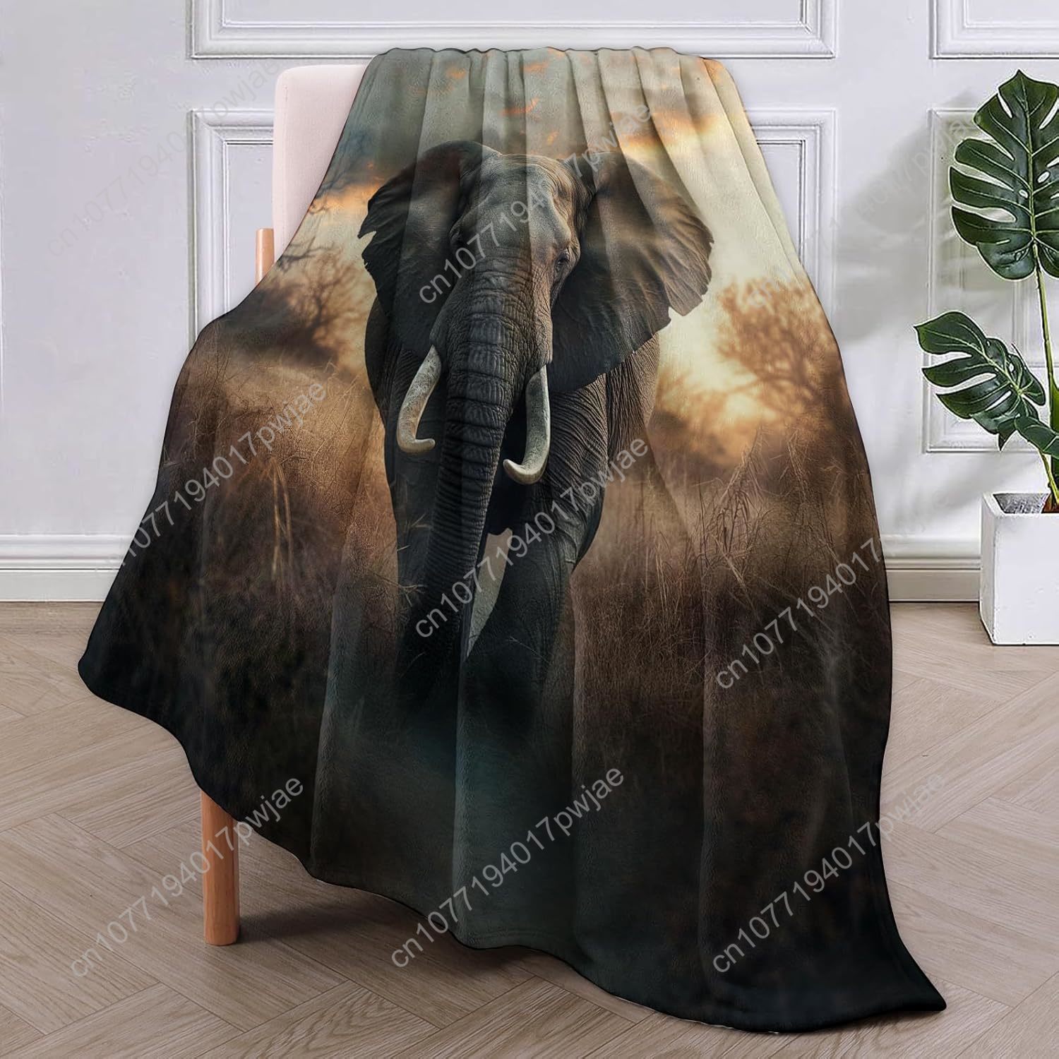 Elefanten-Fleecedecke, realist – Quality Home Textiles Bewertung und Preis