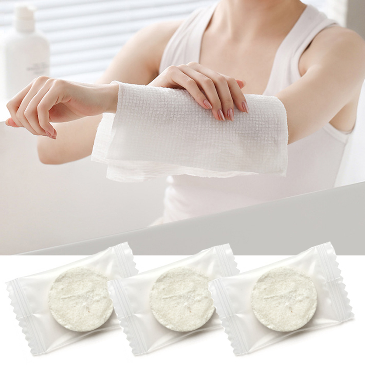 100 Stück Tragbare Komprimiert – Home Textiles Face Towel Bewertung und Preis