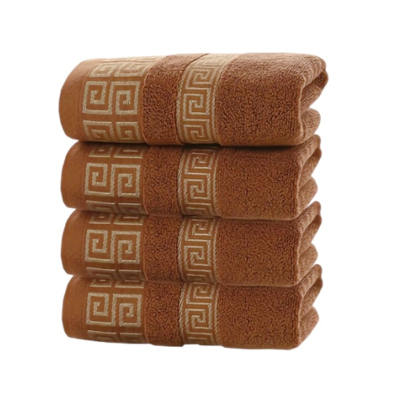 1/4/6 Stück braune Baumwollhan – Home Textiles Face Towel Bewertung und Preis
