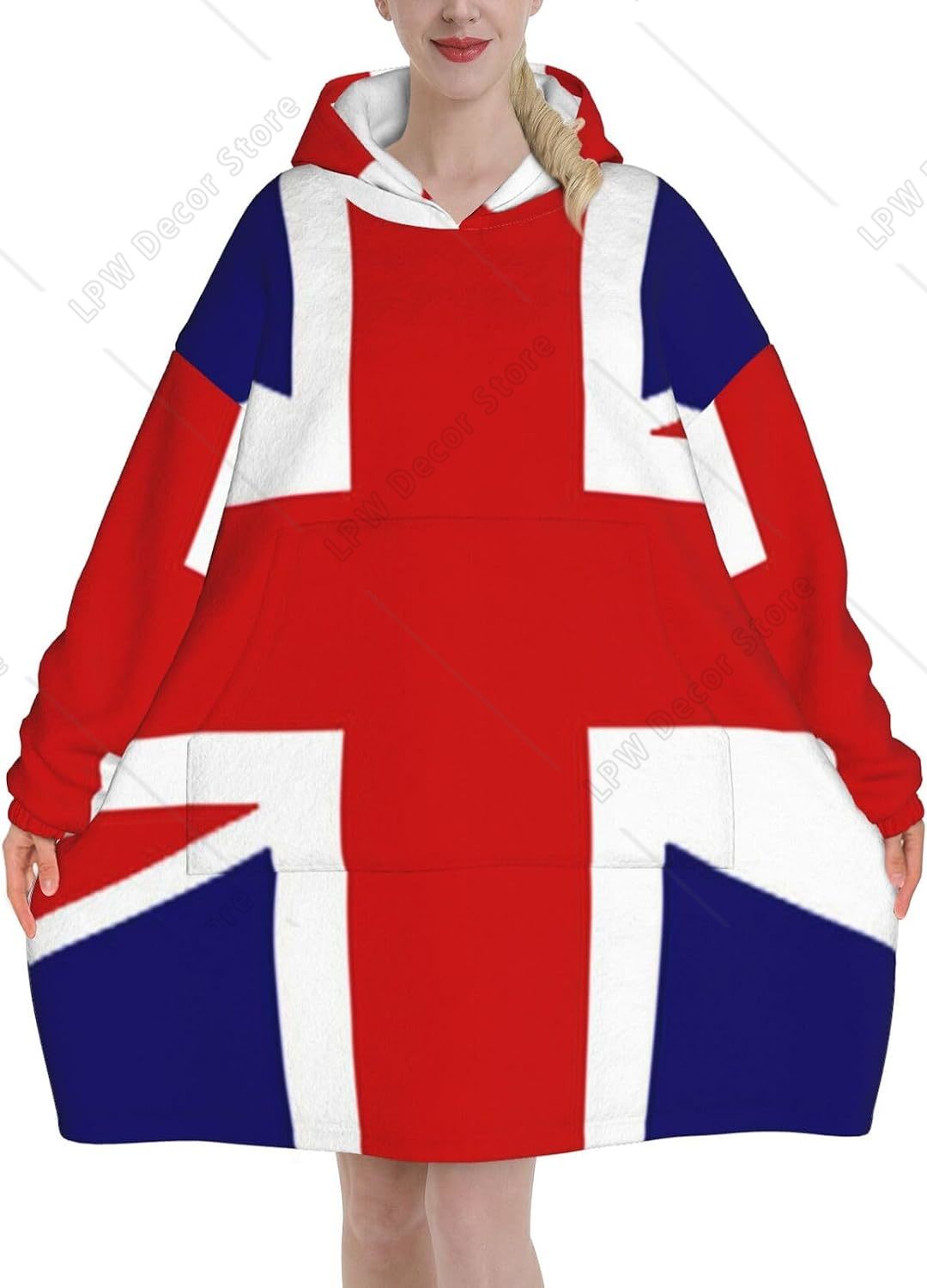 Decken-Hoodies mit UK-Flaggen- – Home Textiles Uk Bewertung und Preis