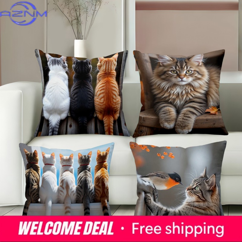 Niedliche Katzenkissen mit ver – Home Textiles Images Bewertung und Preis