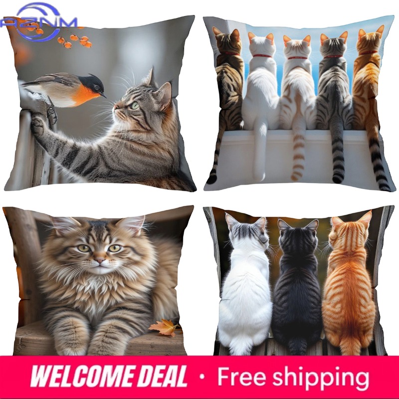 Niedliche Katzenkissen mit ver – Home Textiles Images Bewertung und Preis