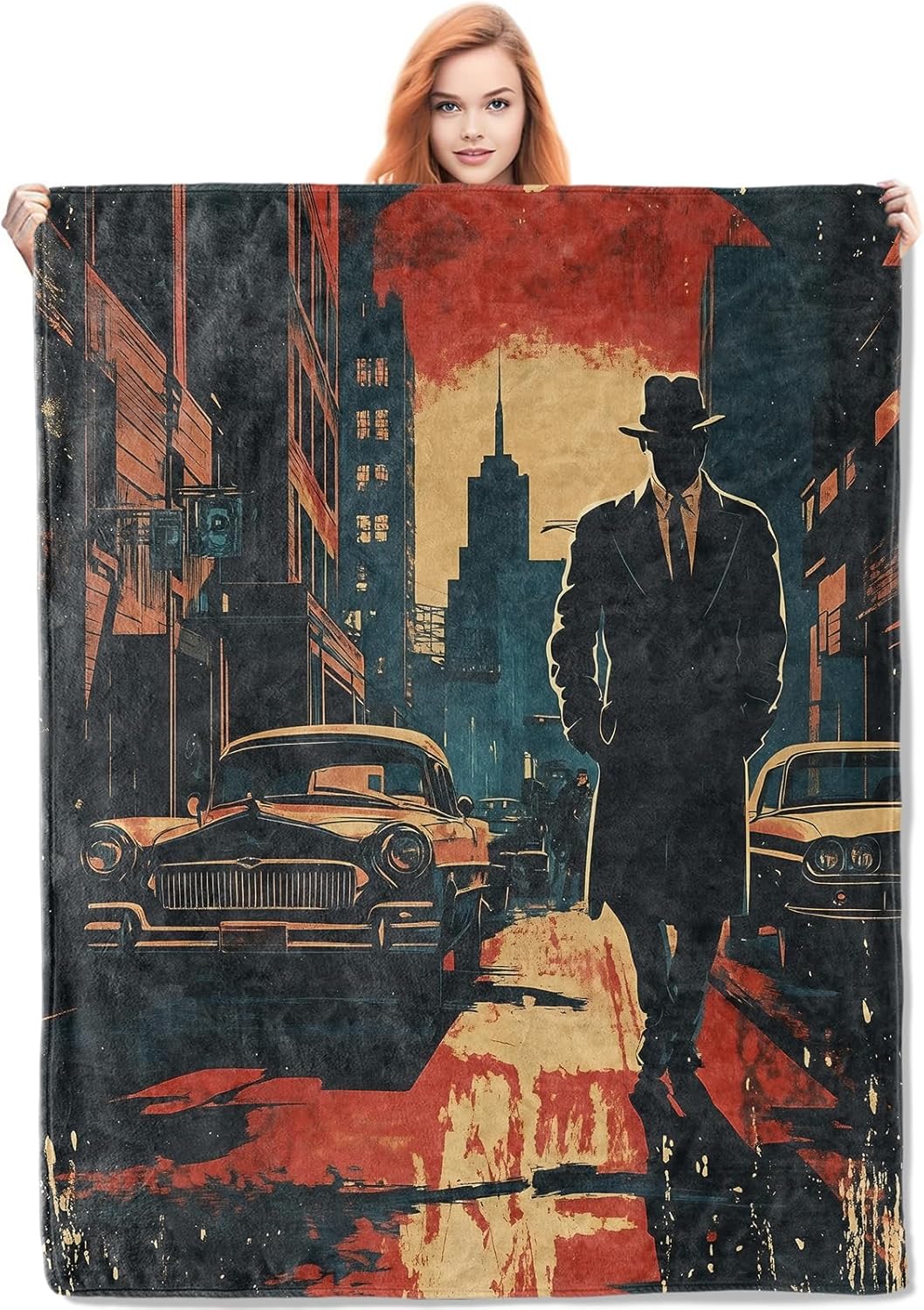 Noir Detective-Decke, Geschenk – Quality Home Textiles Bewertung und Preis