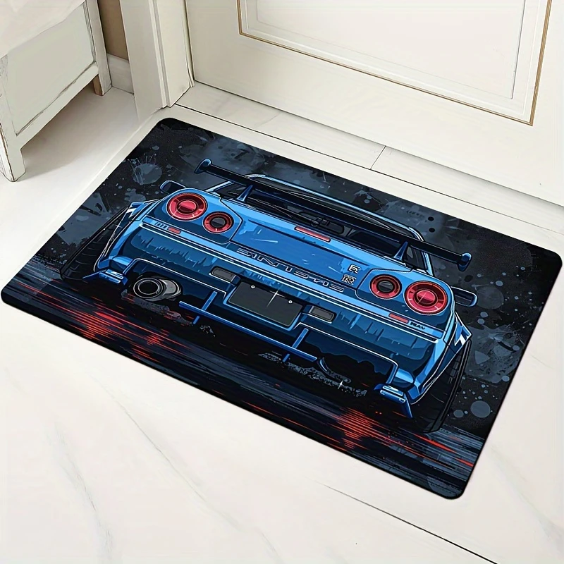 Coole Fußmatte im Sportwagen-D – Home Textiles Design Bewertung und Preis
