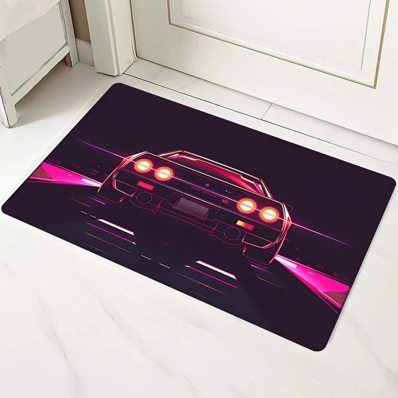 Coole Fußmatte im Sportwagen-D – Home Textiles Design Bewertung und Preis