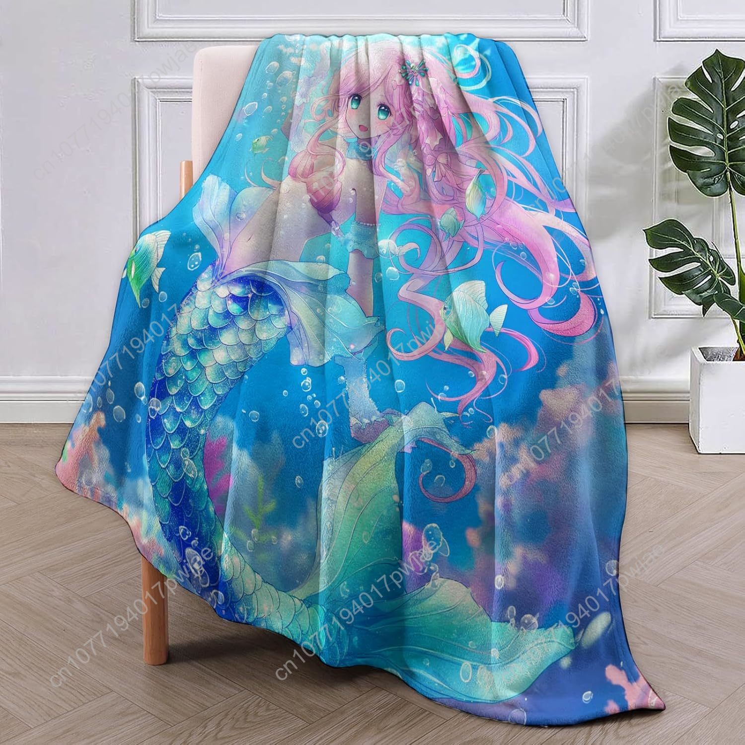Niedliche Meerjungfrau-Decke,  – Quality Home Textiles Bewertung und Preis